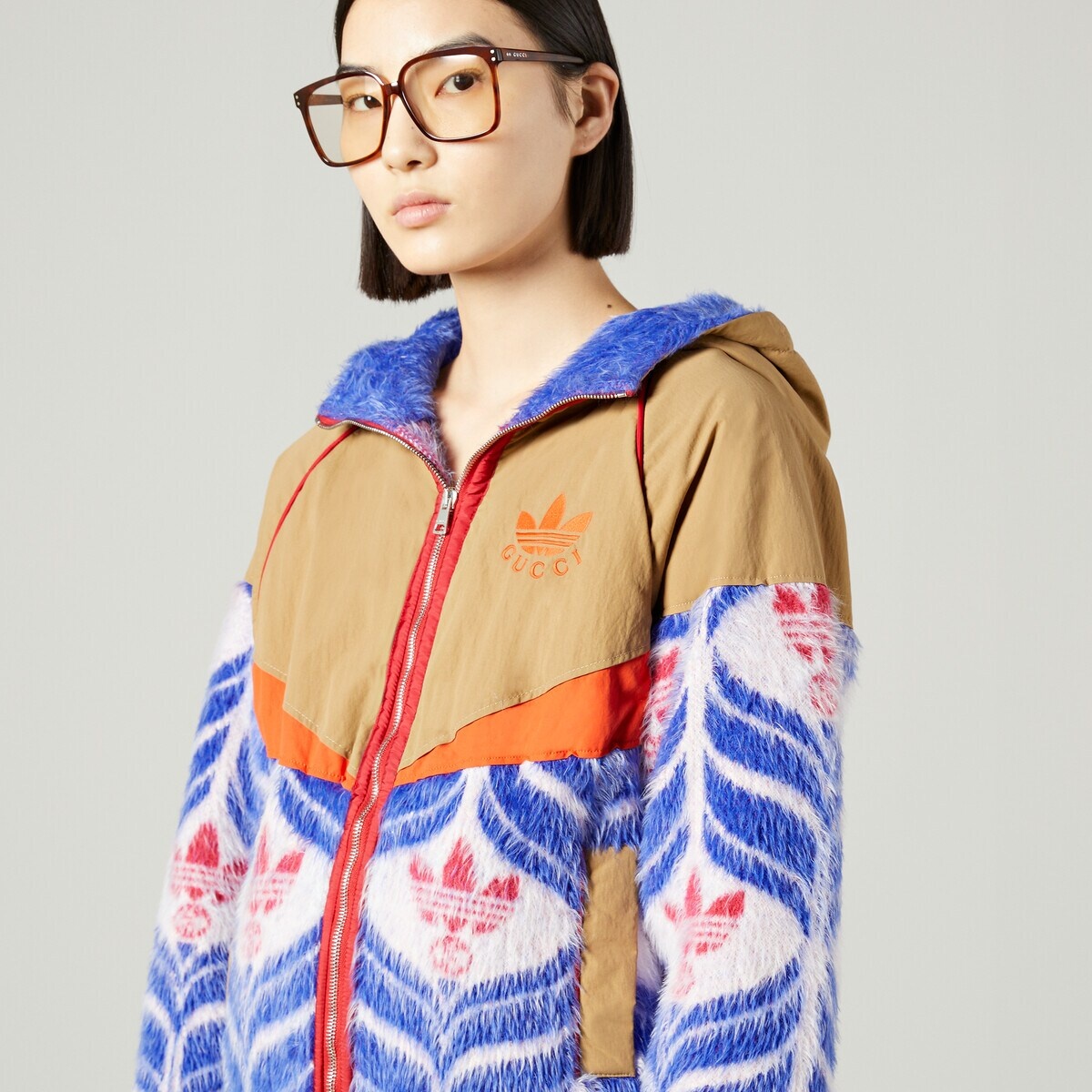 adidas x Gucci GG Trefoil bomber - 4