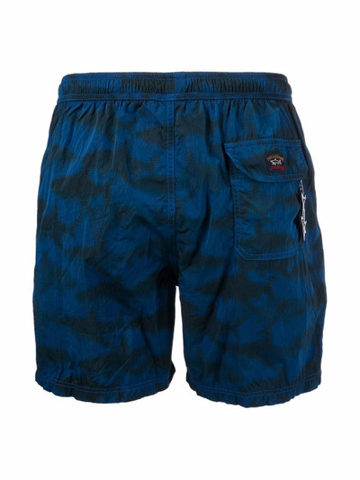 Paul & Shark shark-print swim shorts outlook