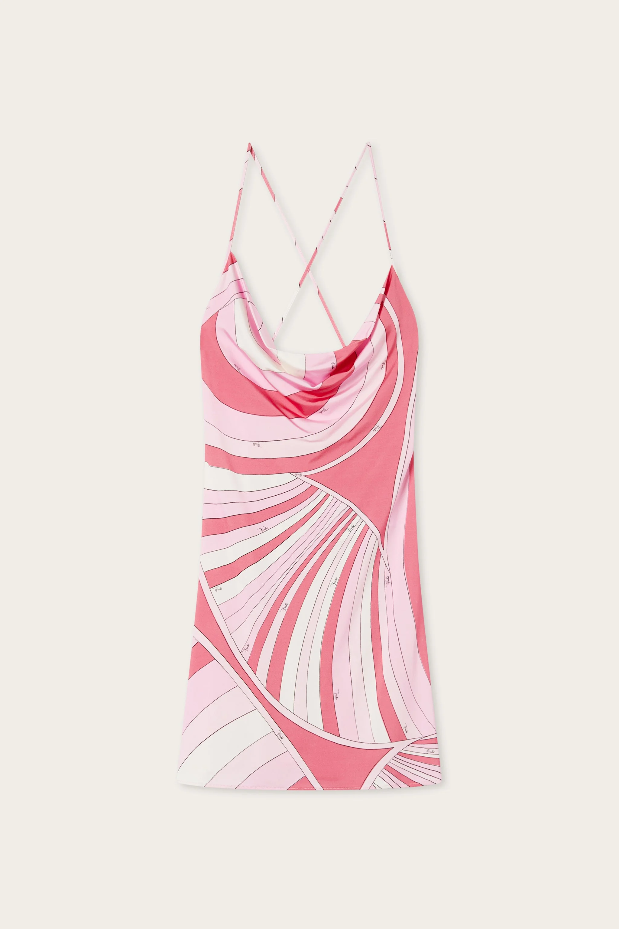 IRIDE PRINT JERSEY DRESS - 1