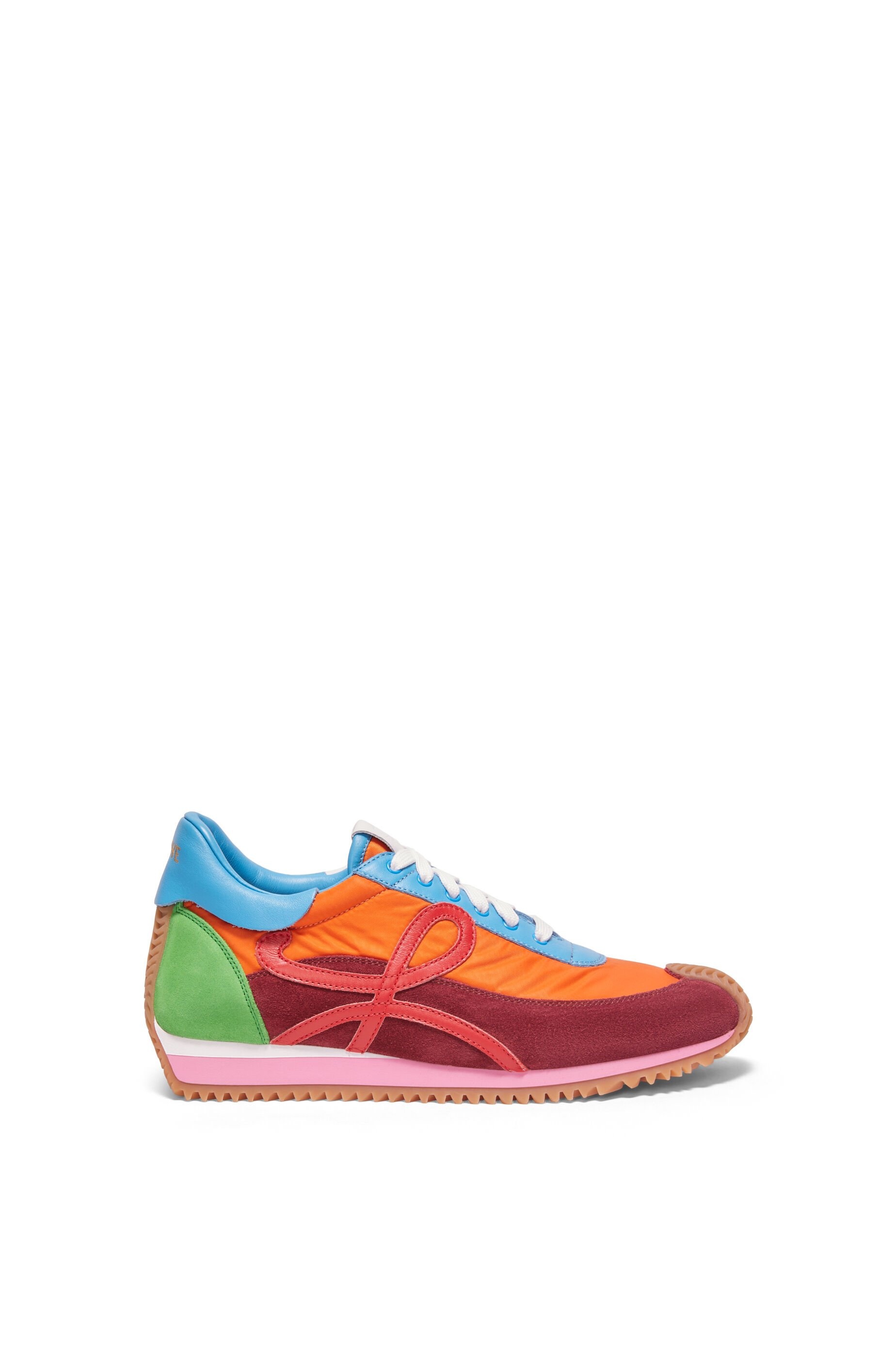 Flow Runner in nylon and suede - 1