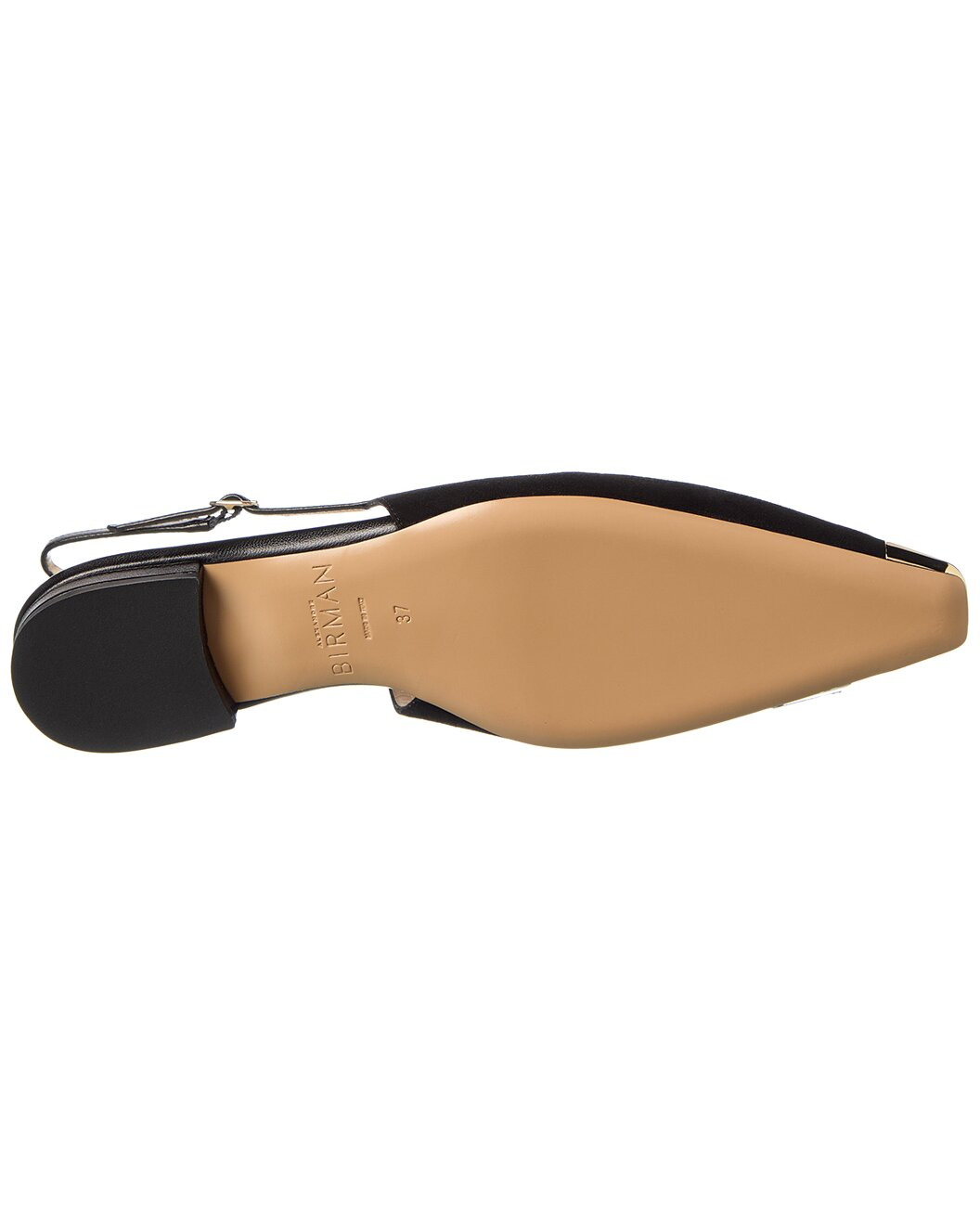 Alexandre Birman Olivia Suede & Leather Slingback Flat - 4