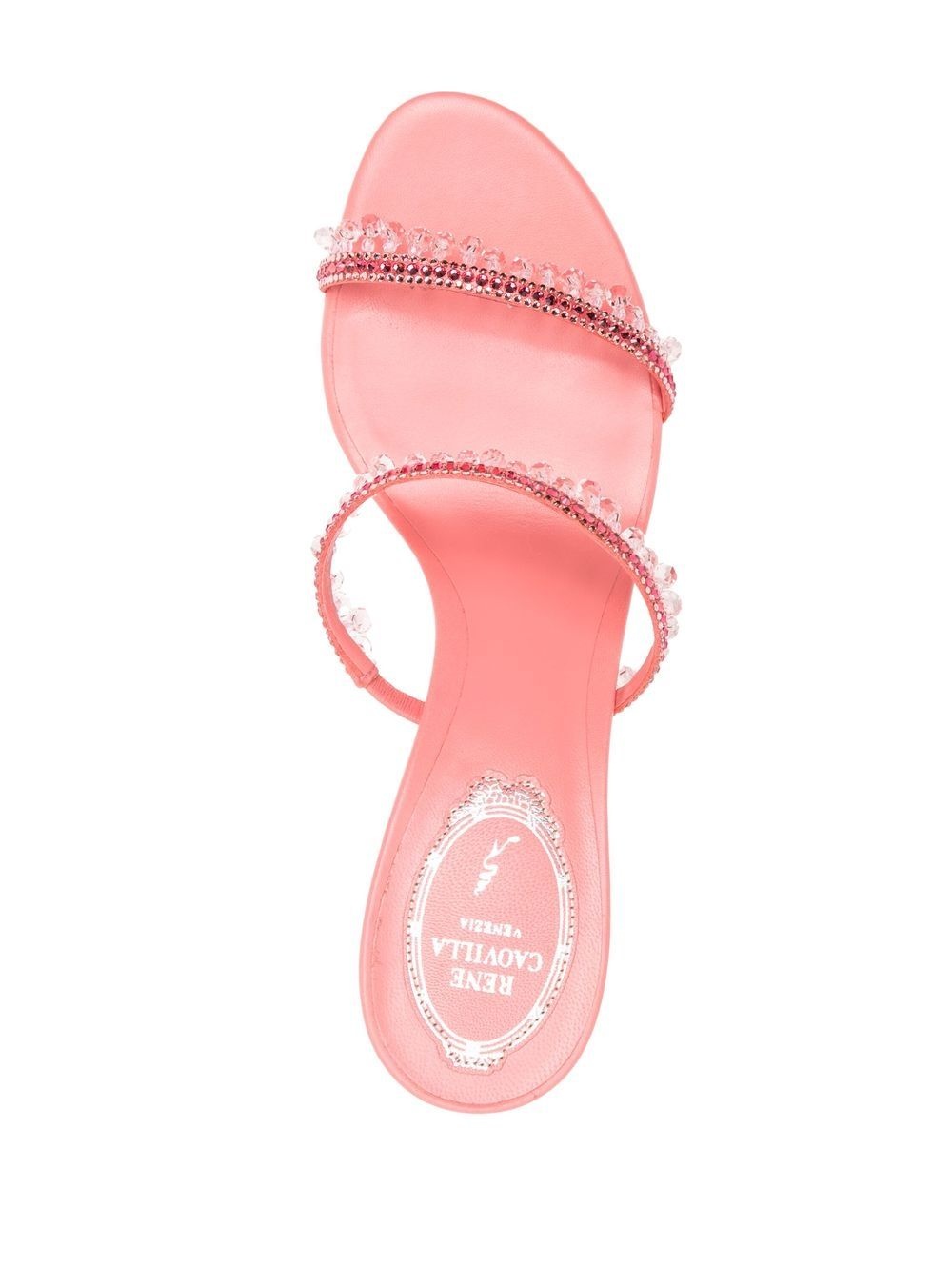crystal-embellished sandals - 4