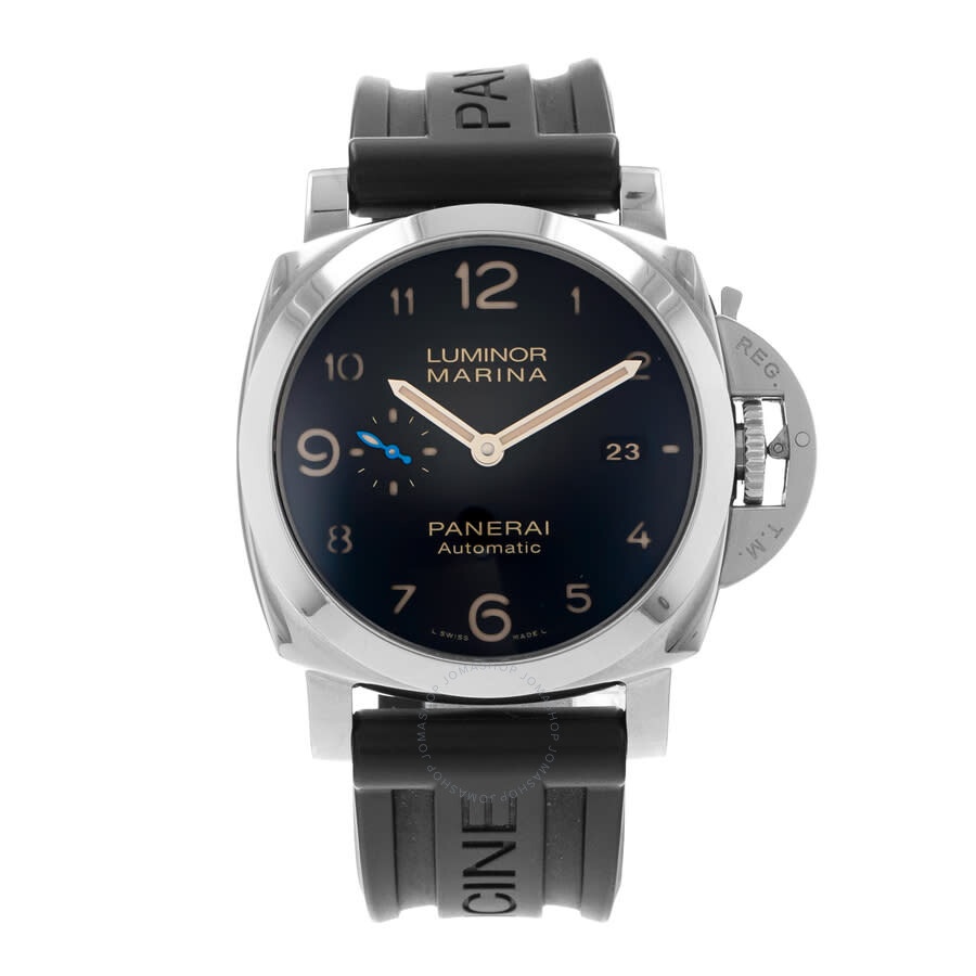 Pre-owned Panerai Luminor Marina Automatic Black Dial Men's Watch PAM01312 - 2