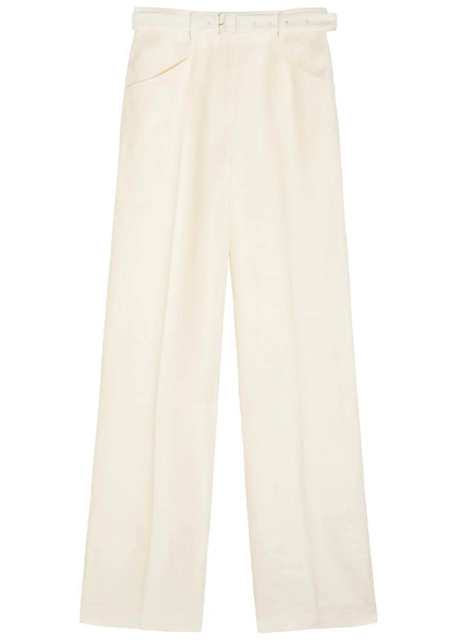 Gabriela Hearst Norman Linen Straight-leg Trousers - 1