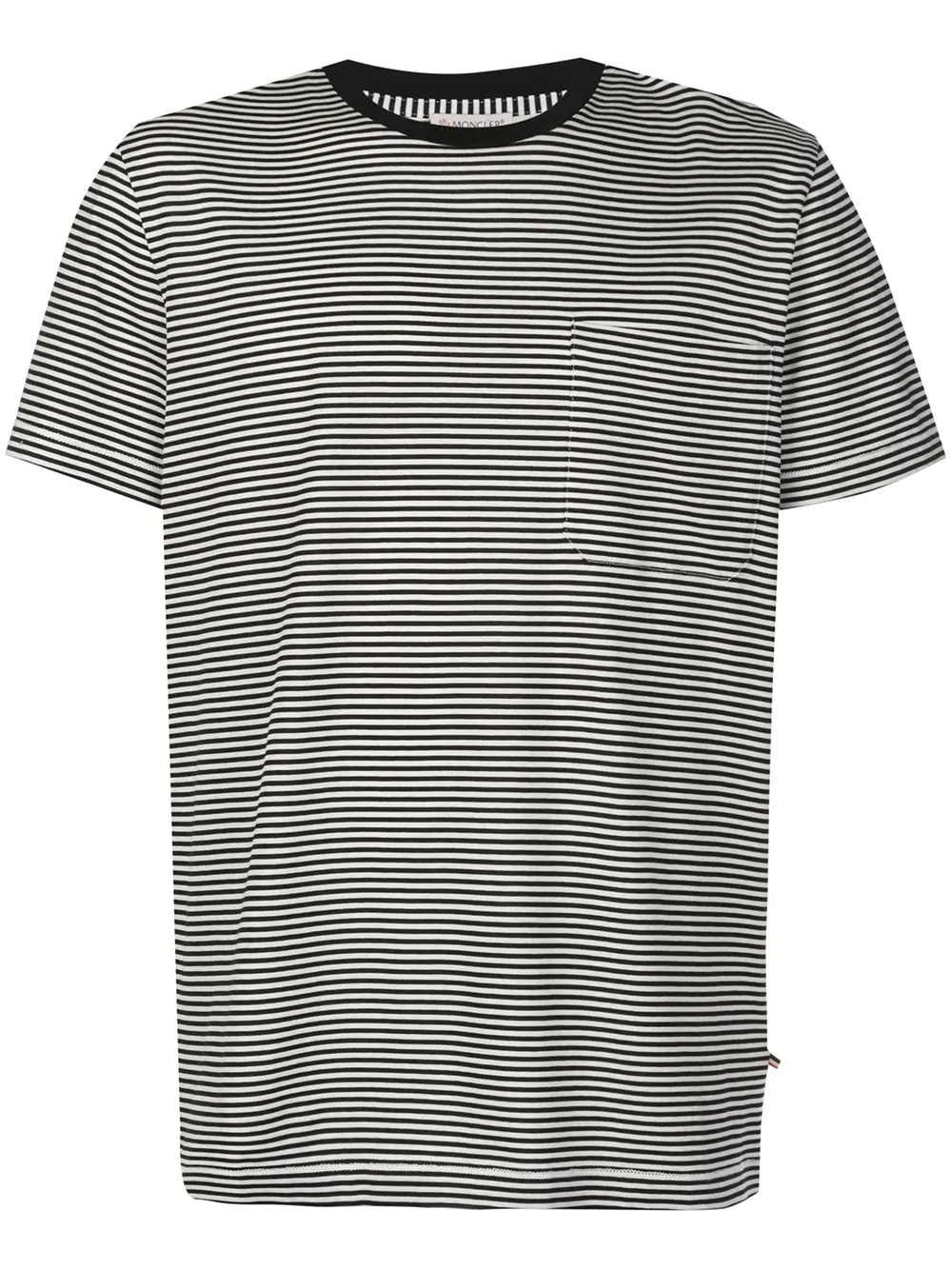 striped-print crew neck T-shirt  - 1