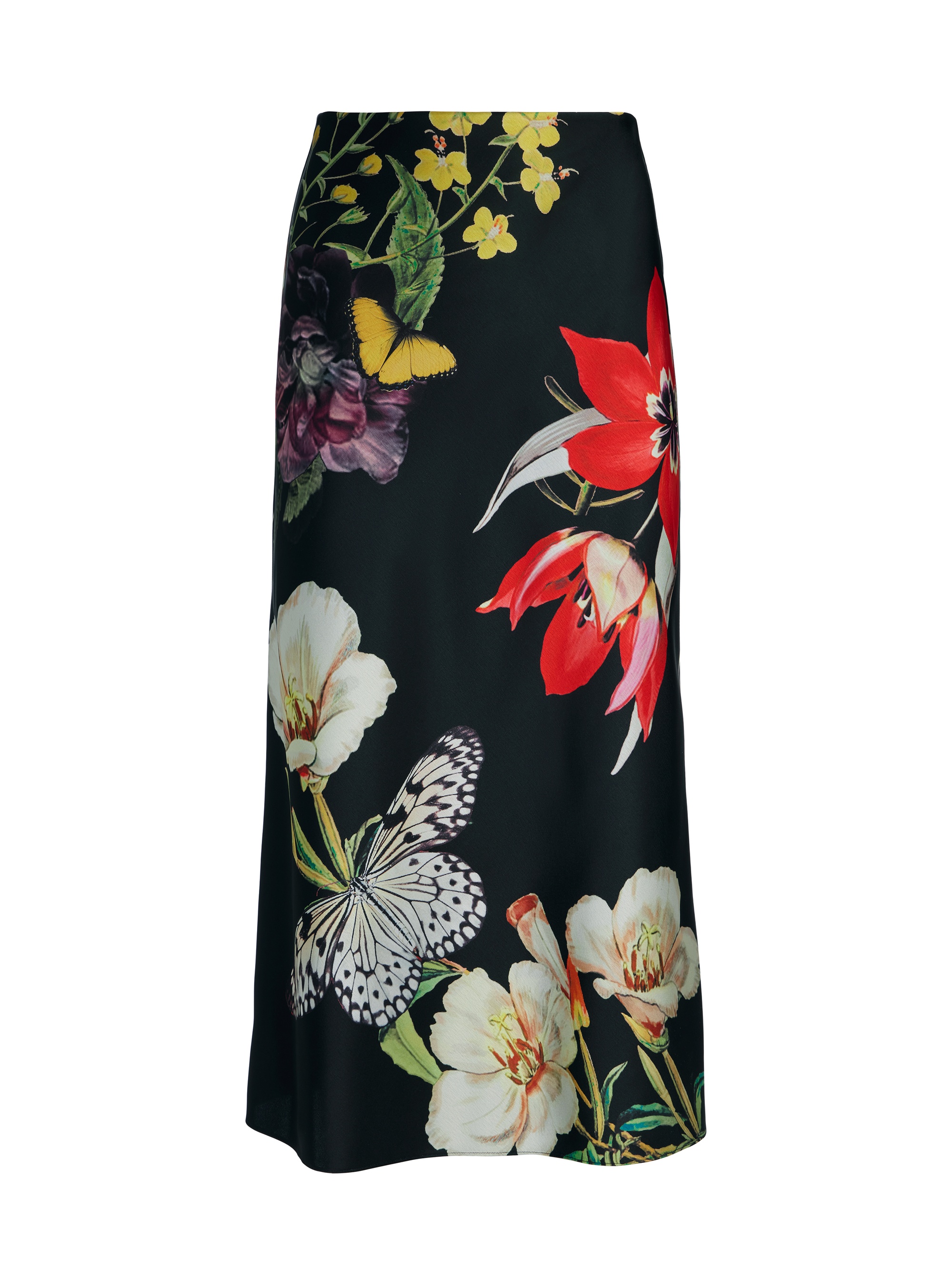 MAEVE MIDI SLIP SKIRT - 1