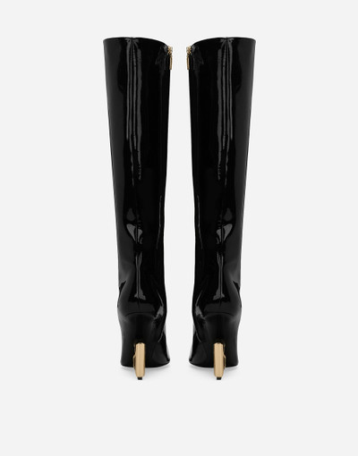 Dolce & Gabbana Soft patent leather boots outlook