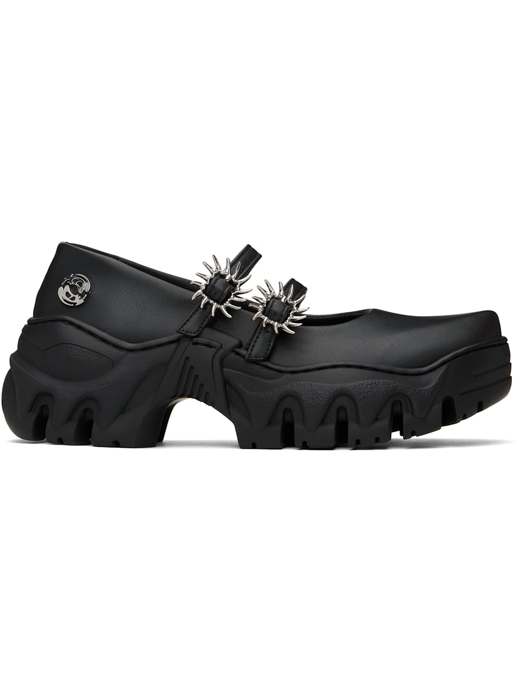 Black MJ Ballerina Flats - 1