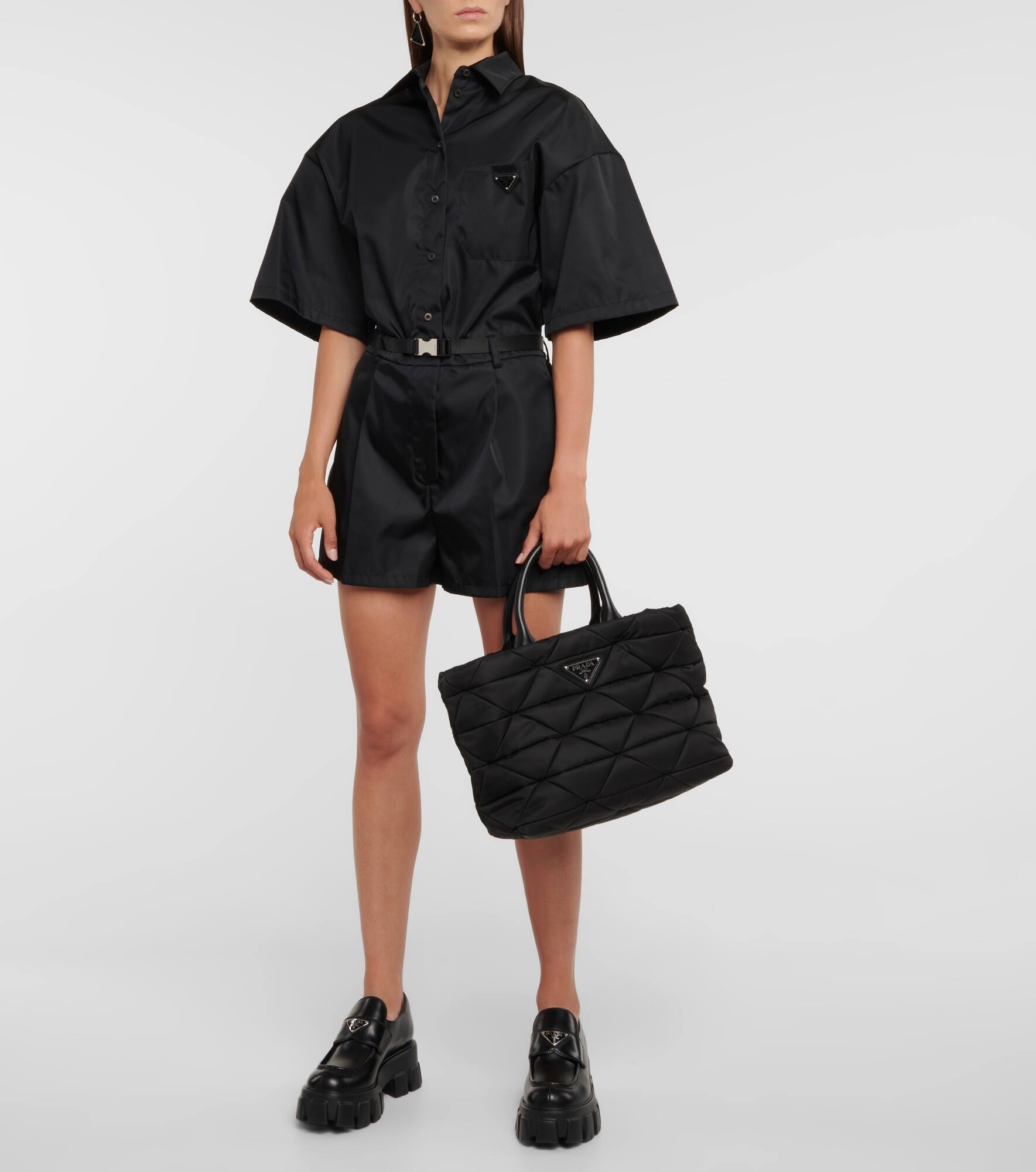 Re-Nylon quilted tote - 5