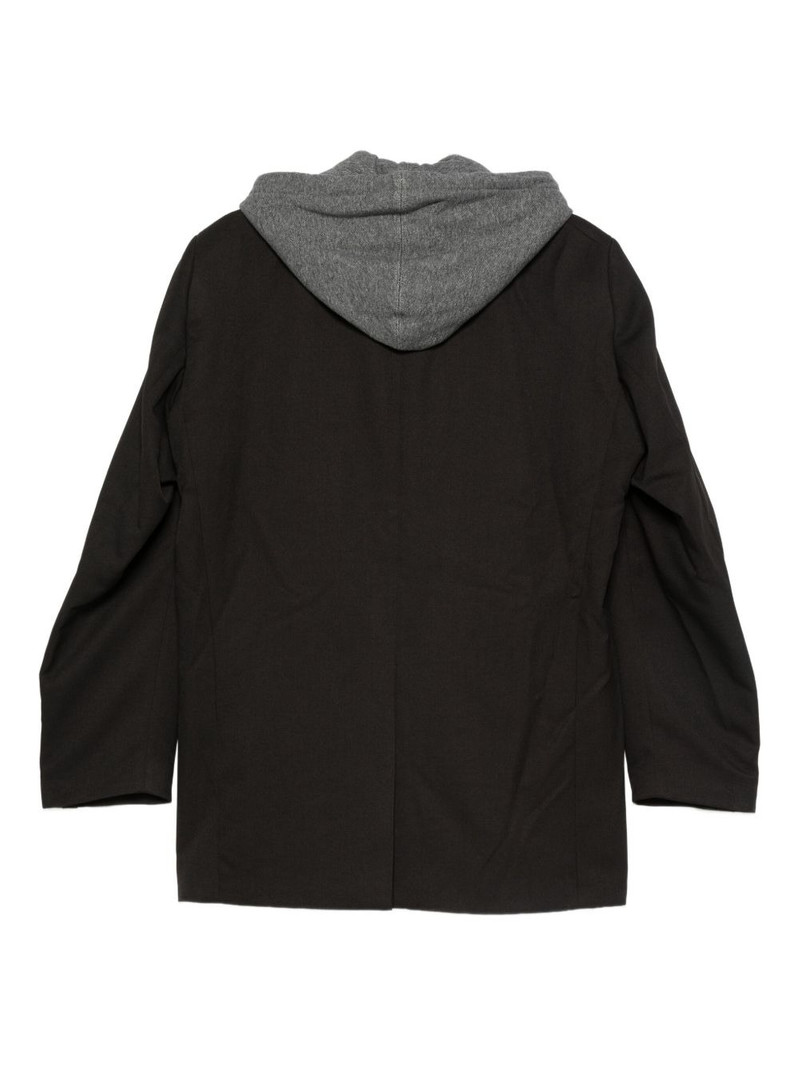 Maison MIHARAYASUHIRO hooded layered jacket outlook