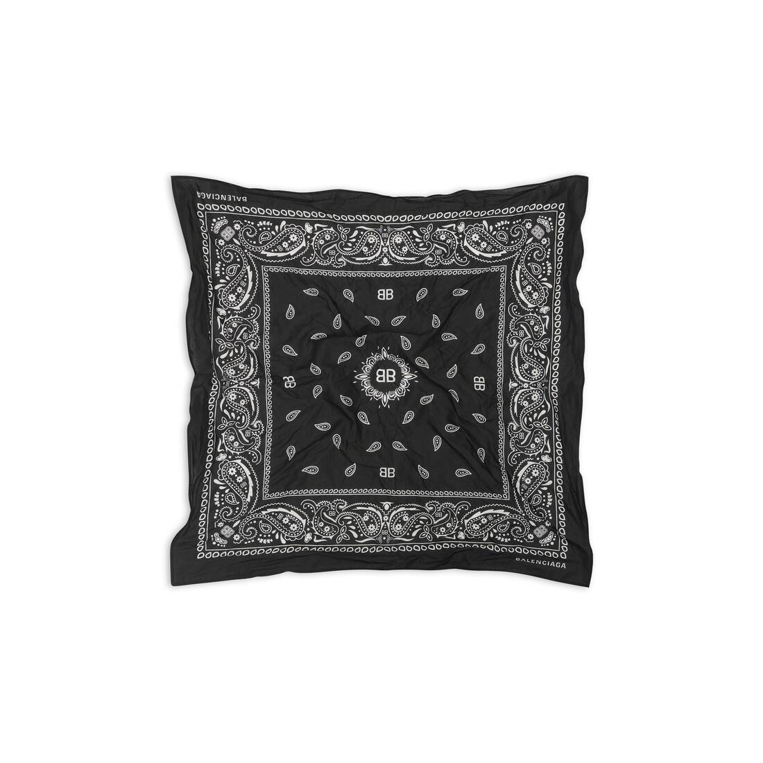 Women's Balenciaga Bandana Scarf  in Black - 1