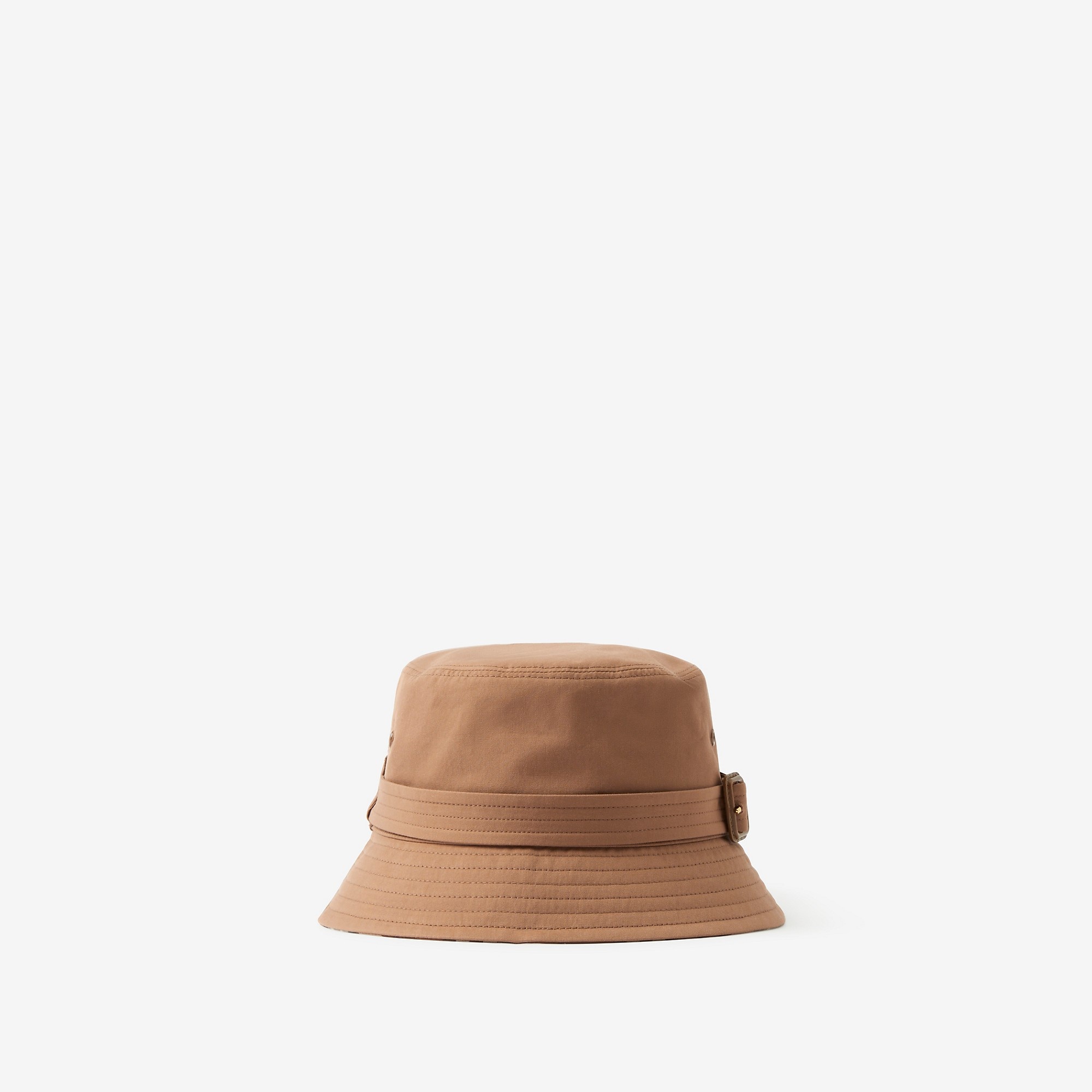Cotton Gabardine Belted Bucket Hat - 1