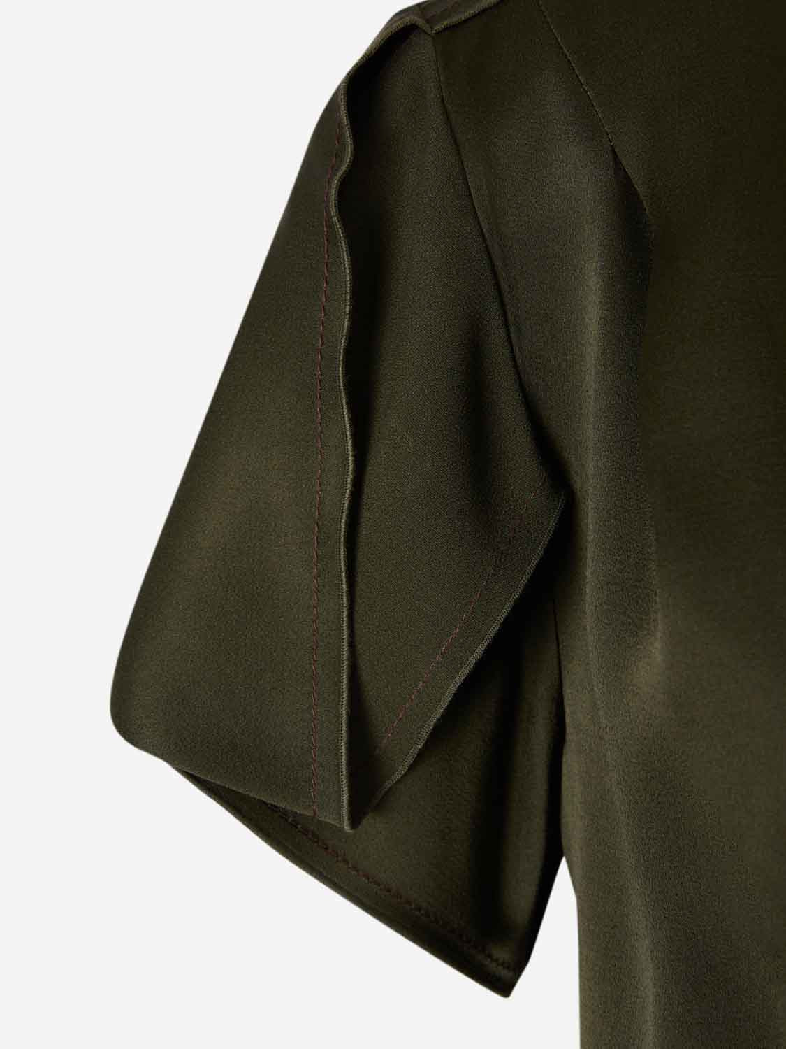 DRAPED MIDI DRESS - 4