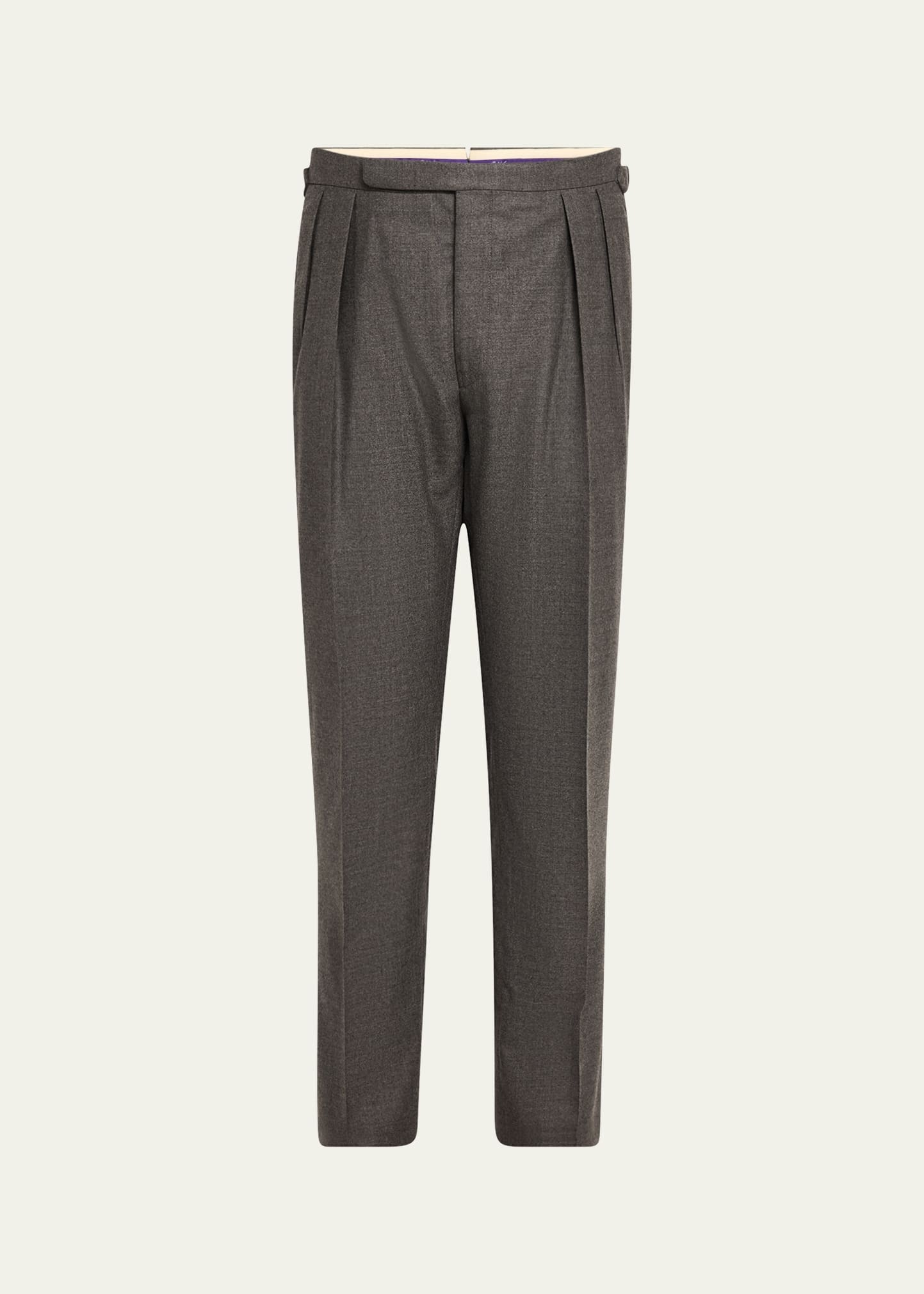 Men's Gregory Pleated Flannel Pants - 1
