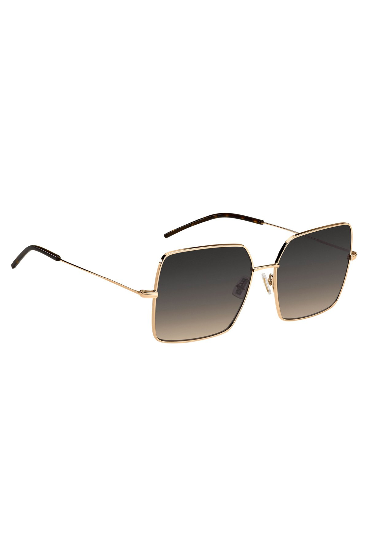 GOLD-TONE SUNGLASSES WITH HAVANA DETAILS - 4