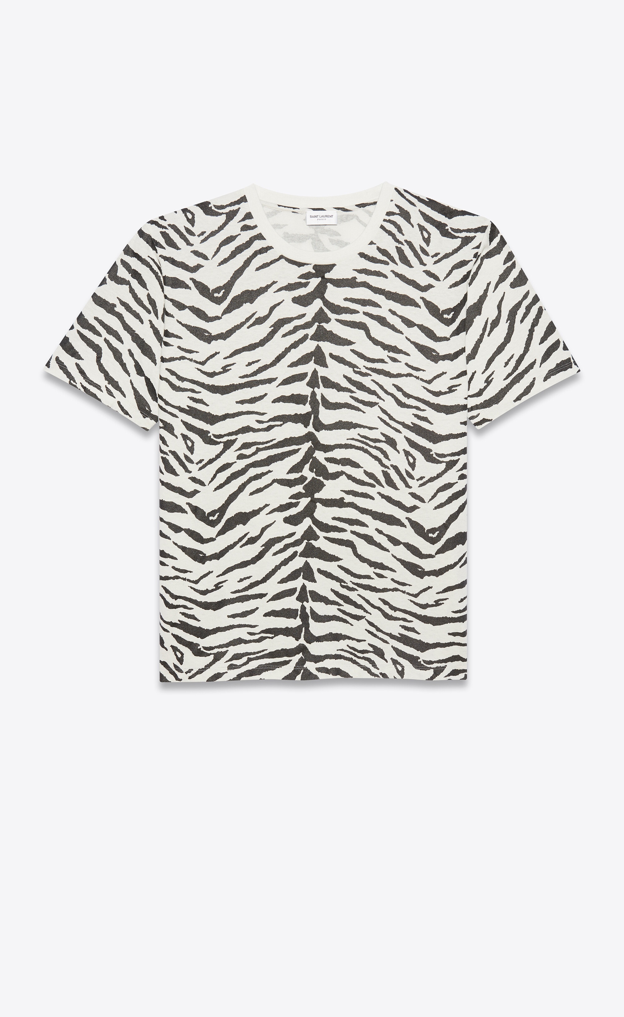 zebra-print t-shirt - 1