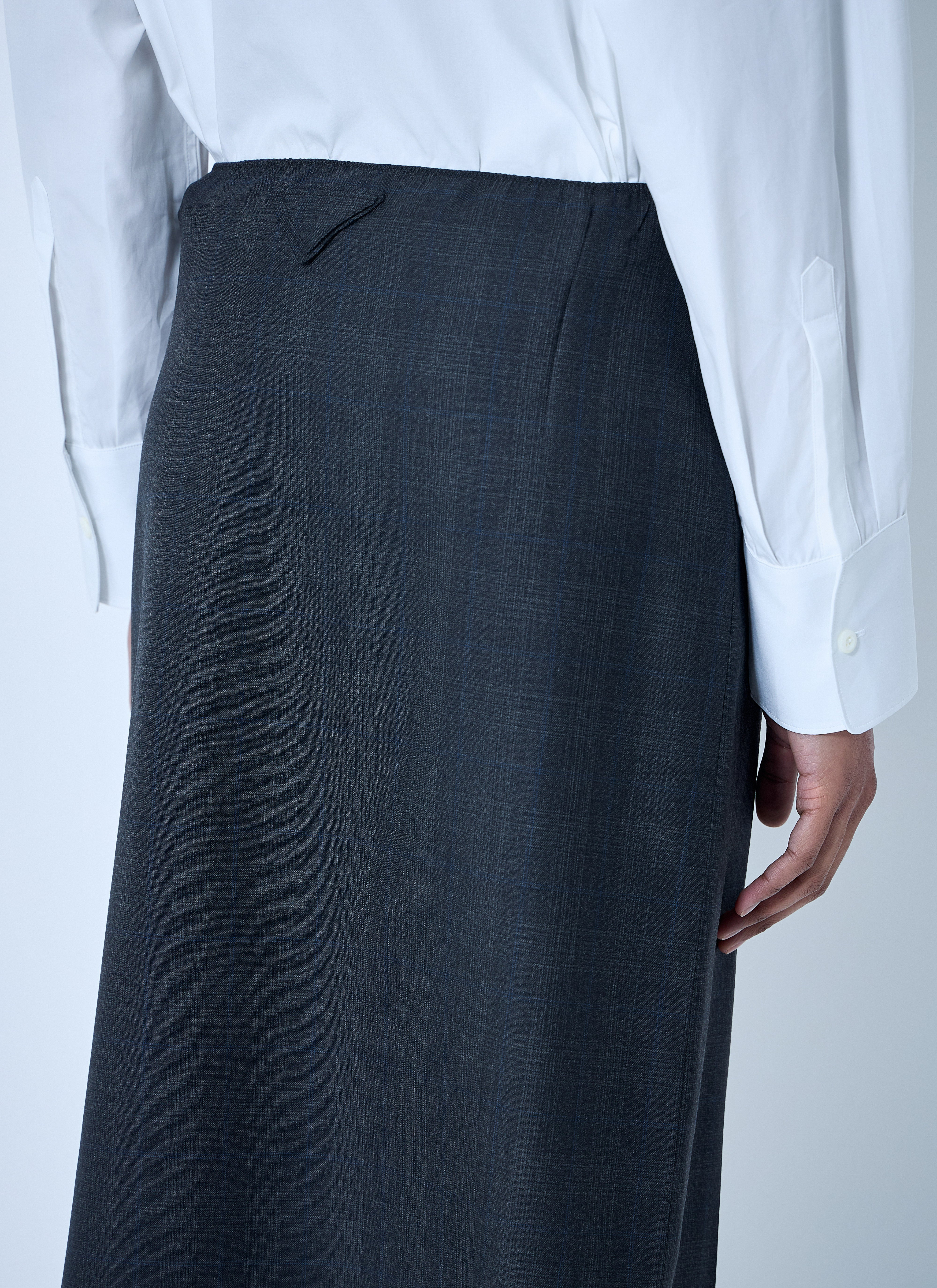 Prada Women Wool Midi Skirt - 6