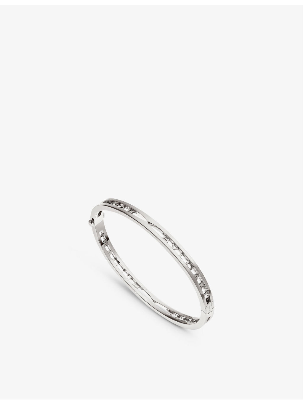 B.zero1 18ct white-gold bangle bracelet - 4