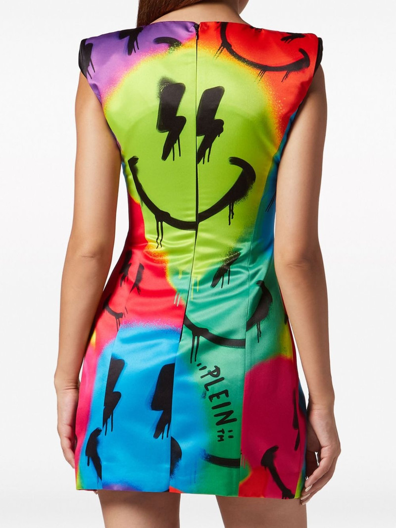 all-over graphic-print mini dress 4