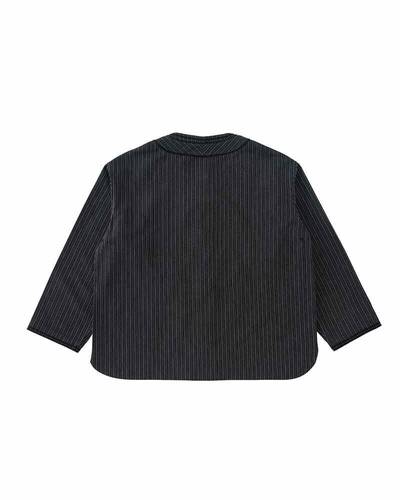 visvim DUGOUT L/S SANTOME BLACK outlook