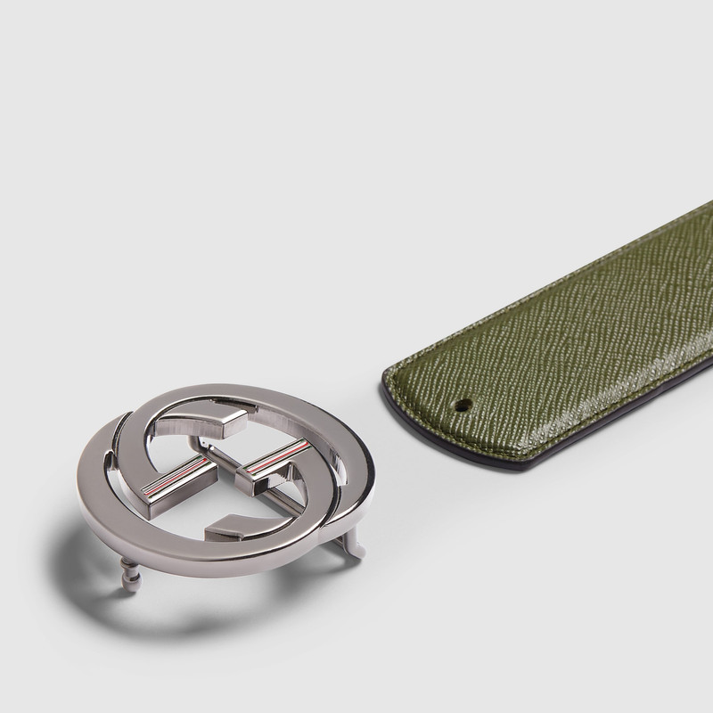 Reversible belt with Interlocking G buckle 5