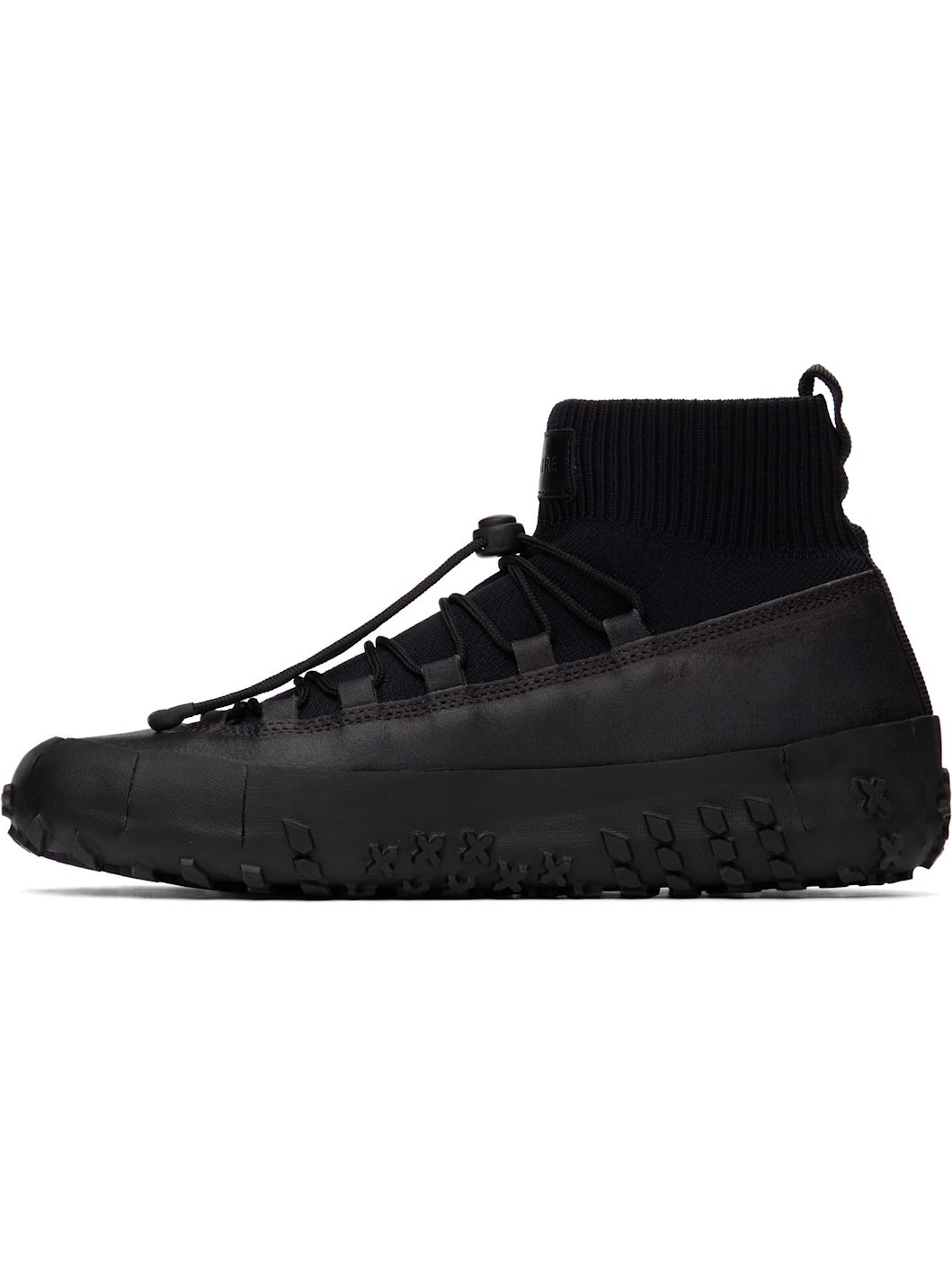 Black Vibram Wrap On Sneakers - 3