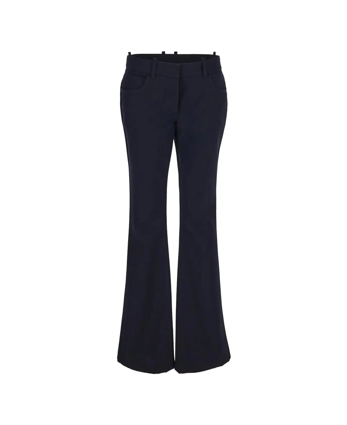 Dry Wool Slim Flared Trousers - 1
