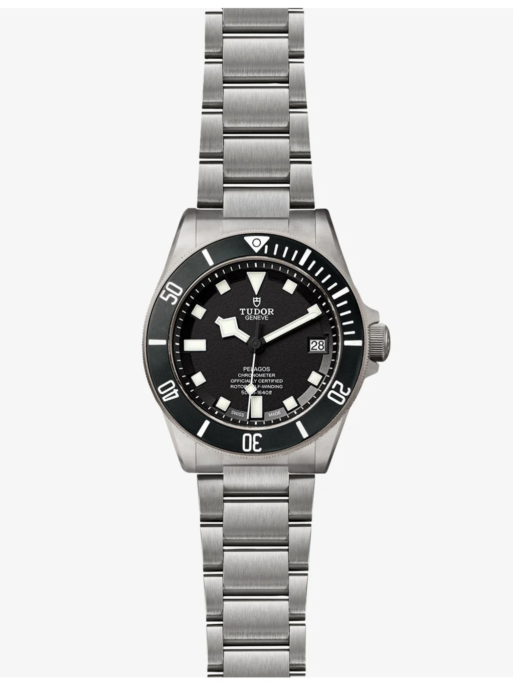 M25600TN-0001 Pelagos titanium and stainless steel automatic watch - 1