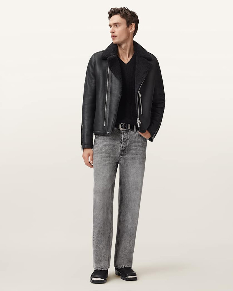CORREZ SHEARLING BIKER JACKET 6