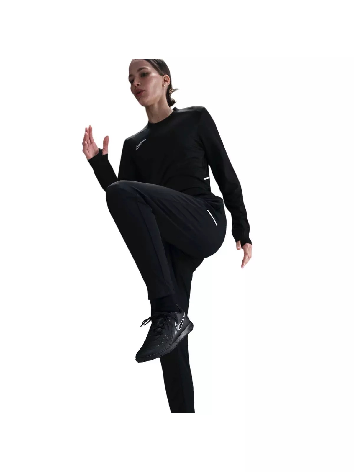 Women's Academy Dri-FIT Soccer Pants-Black - 3