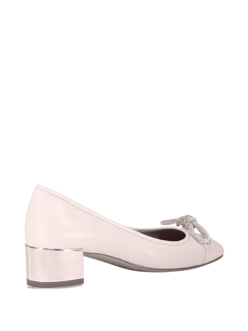 AQUAZZURA 35mm Parisina bow-embellished pumps outlook