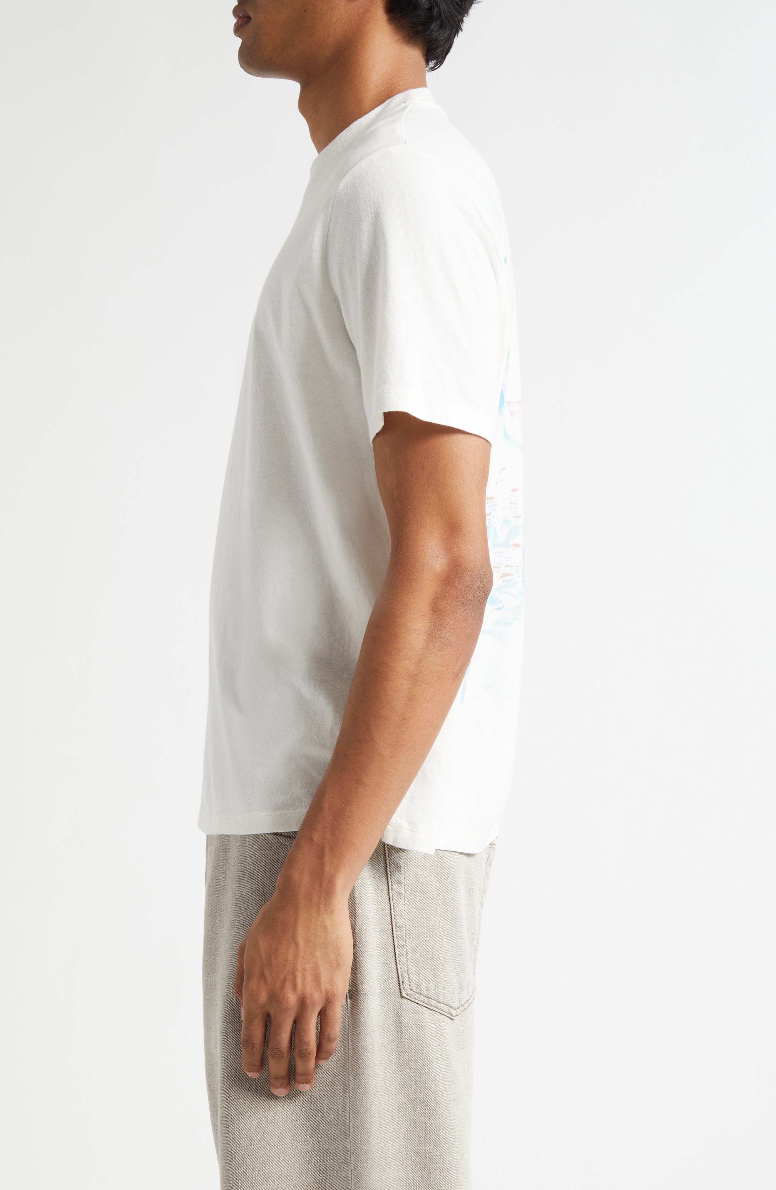 OUR LEGACY Sea View Box T-Shirt in Sea View Print Legacy Jersey at Nordstrom - 3