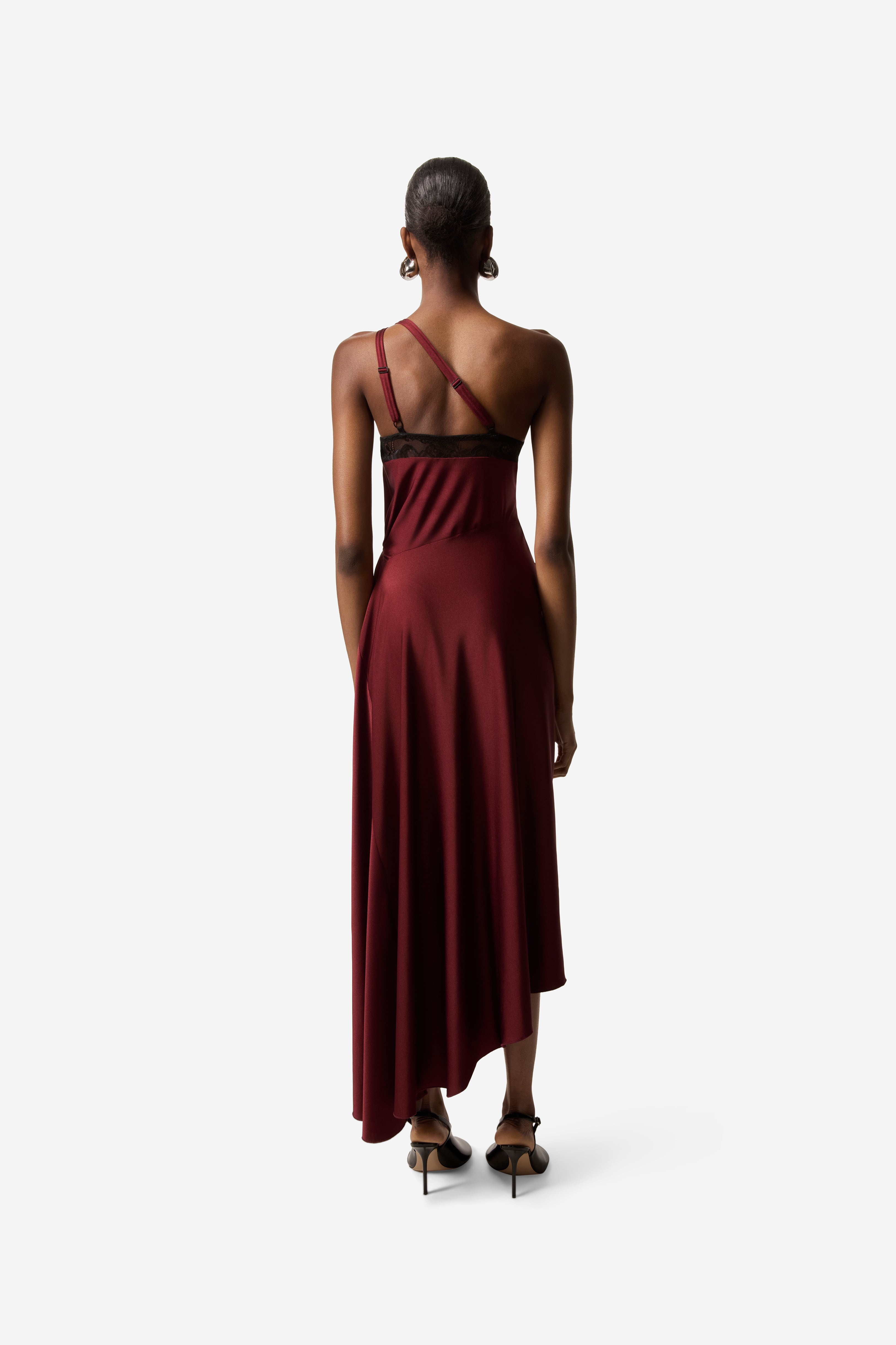 Asymmetric Long Dress - 4
