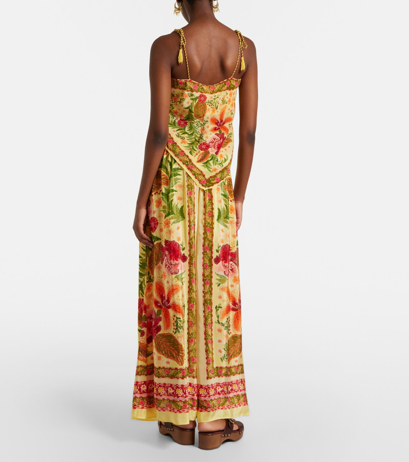 Stitched Garden floral wide-leg pants 6