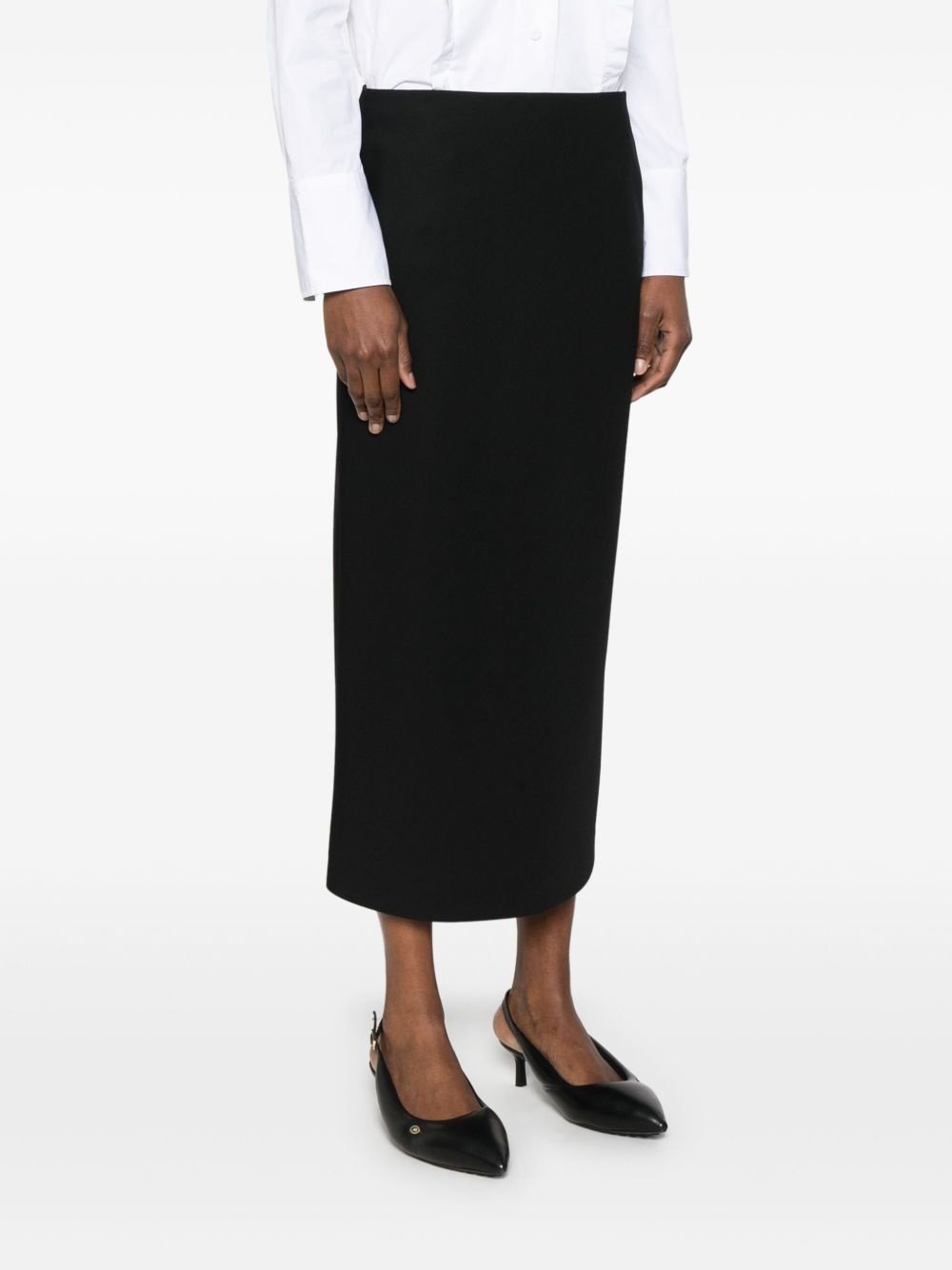 wool midi skirt - 3