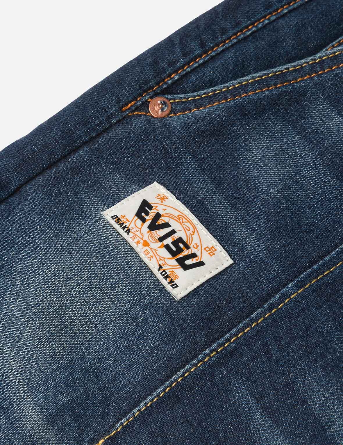 Multi-designed Pattern Baggy Denim Joggers - 3