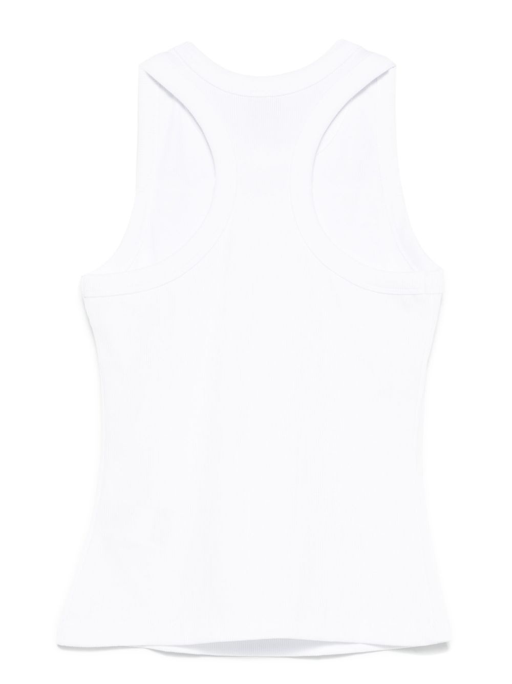 fine-ribbed tank top - 2