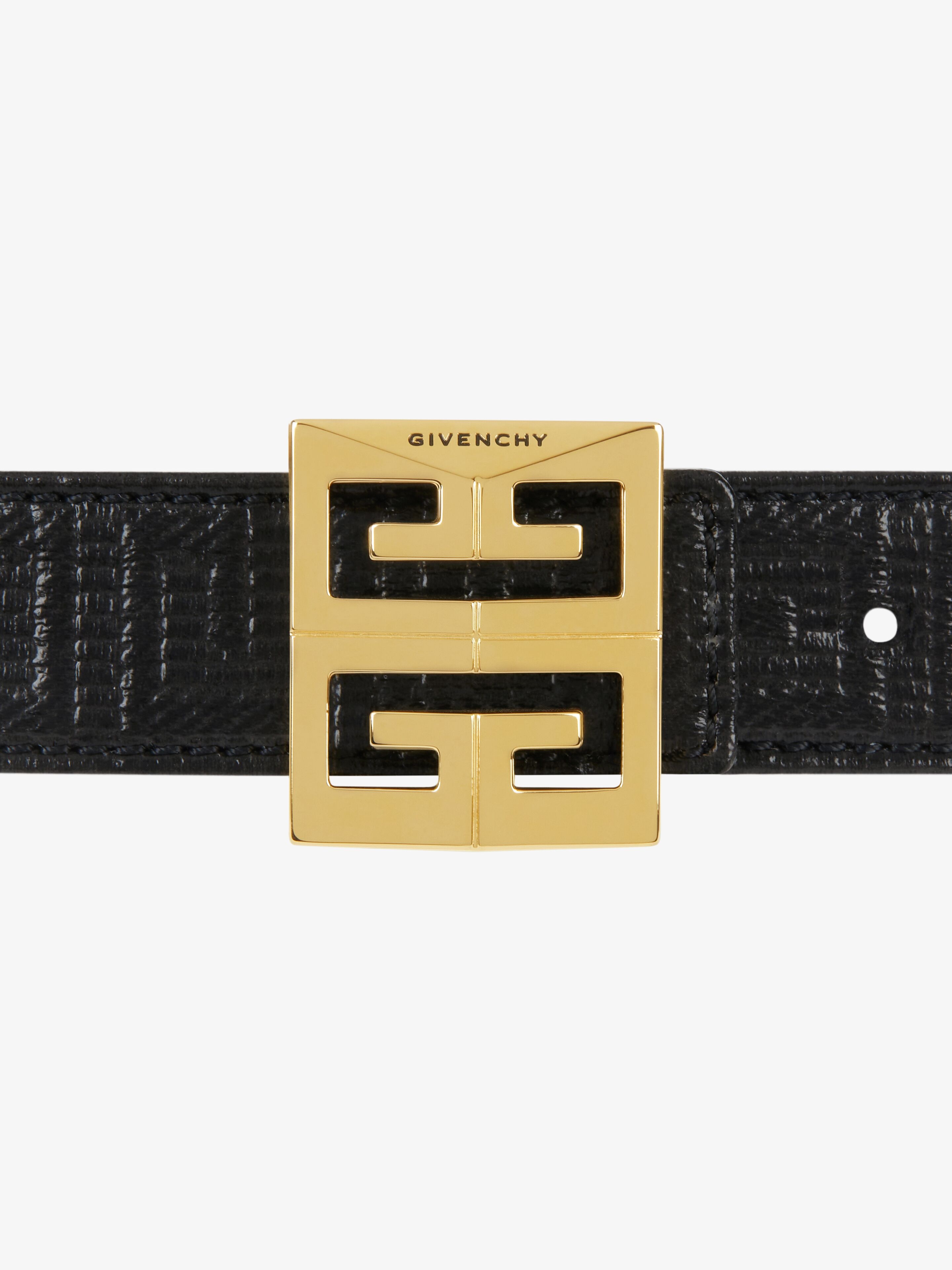 4G REVERSIBLE BELT IN COATED CANVAS - 2
