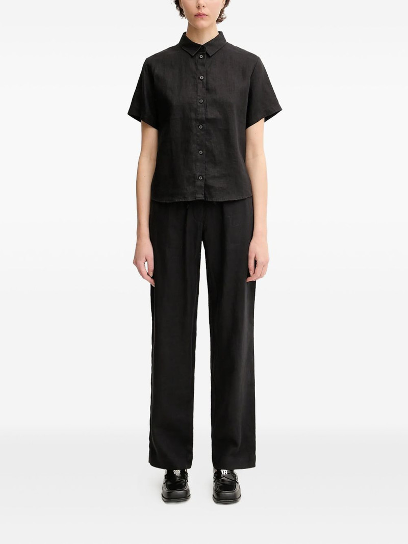 SAMSØE SAMSØE drawstring straight trousers outlook
