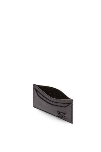 Loewe Anagram plain cardholder in pebble grain calfskin outlook