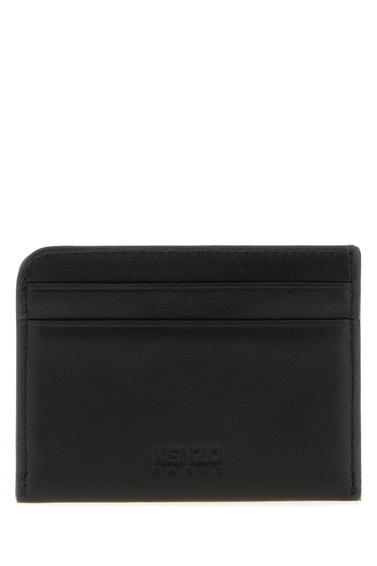 Black leather card holder - 3
