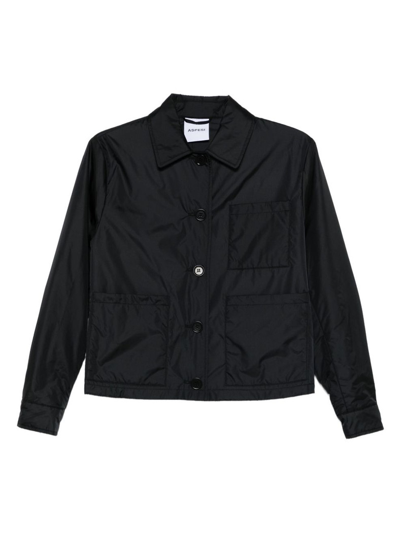 button-fastening patch-pocket jacket 1