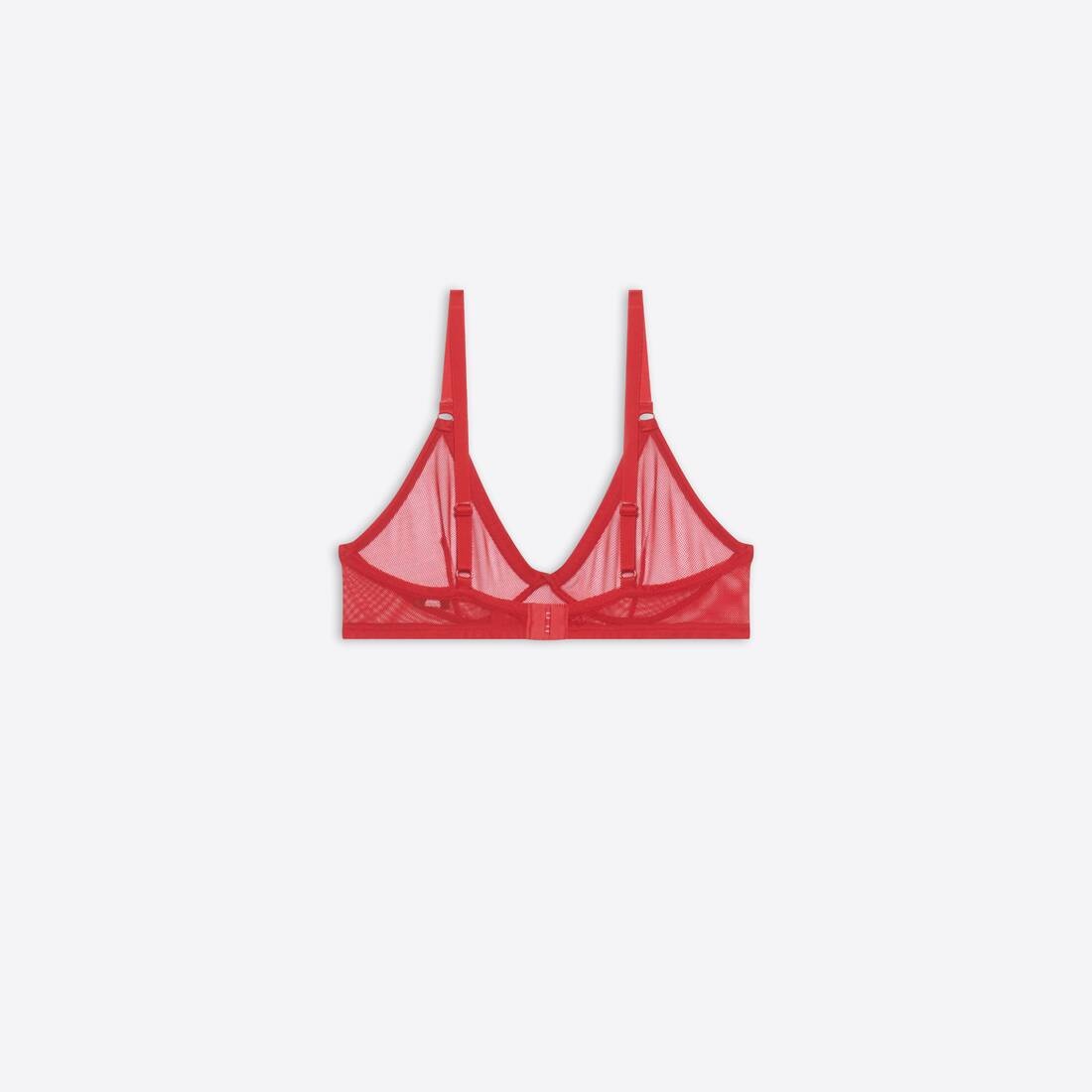 Women's Valentine's Day 22 Mesh Bra in Red - 2