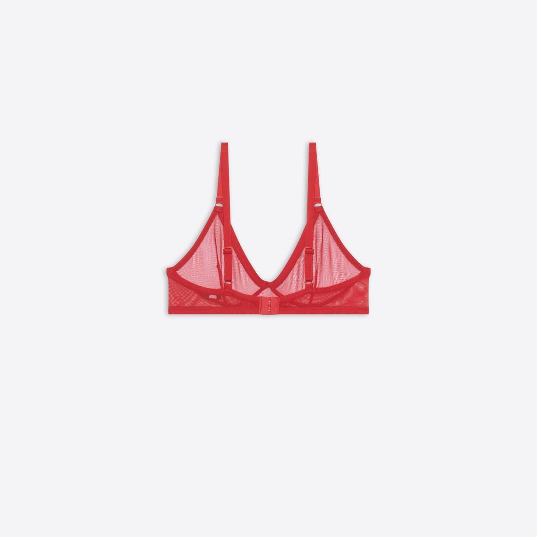 Women's Valentine's Day 22 Mesh Bra in Red - 2