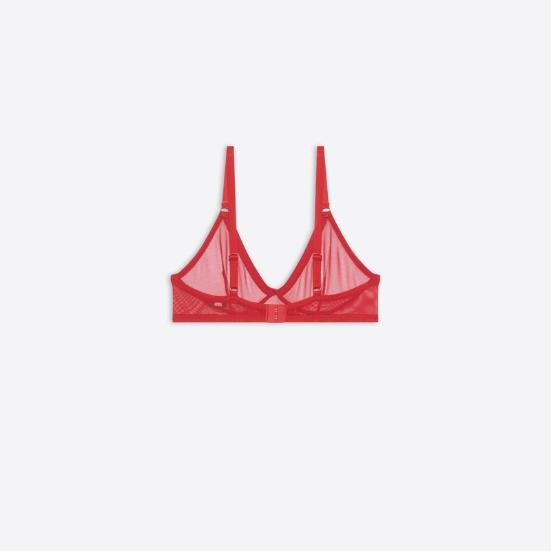 Women's Valentine's Day 22 Mesh Bra in Red 2