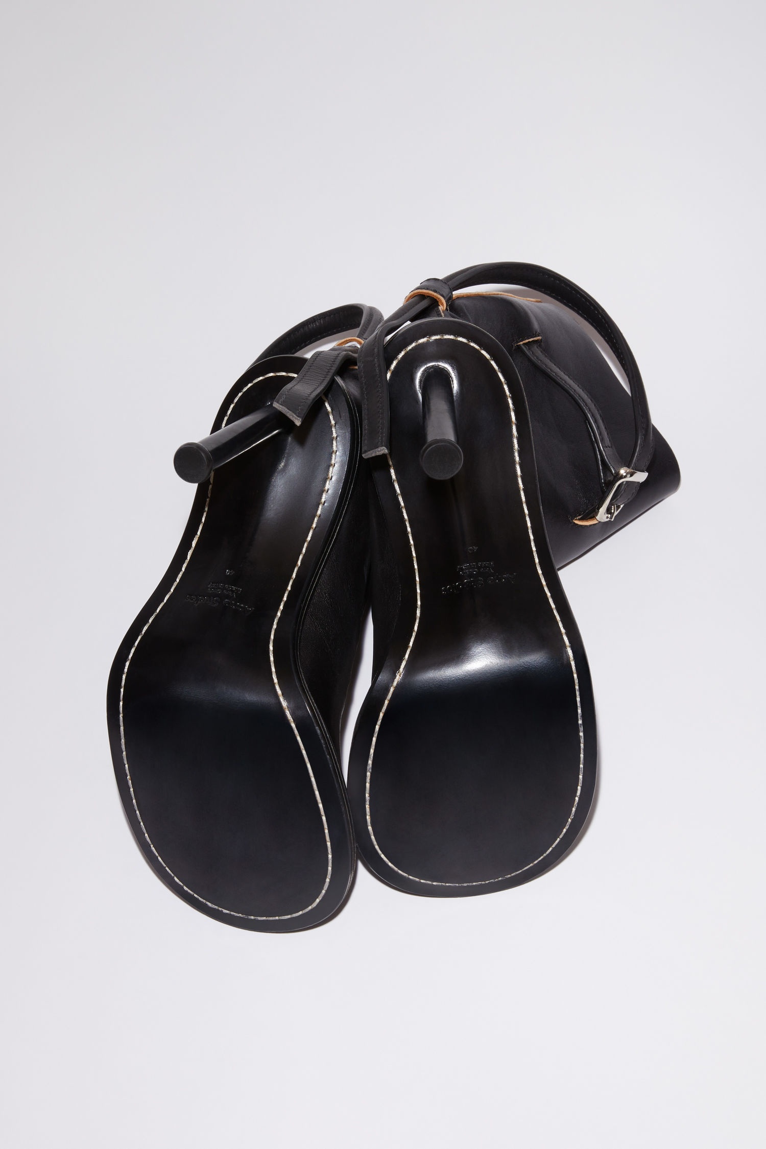 Leather ankle boots - Black - 3