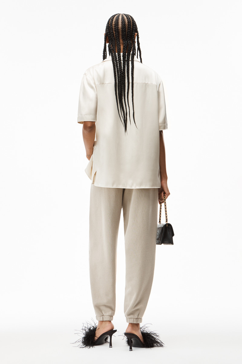 PUFF LOGO SWEATPANT IN STRUCTURED TERRY 5