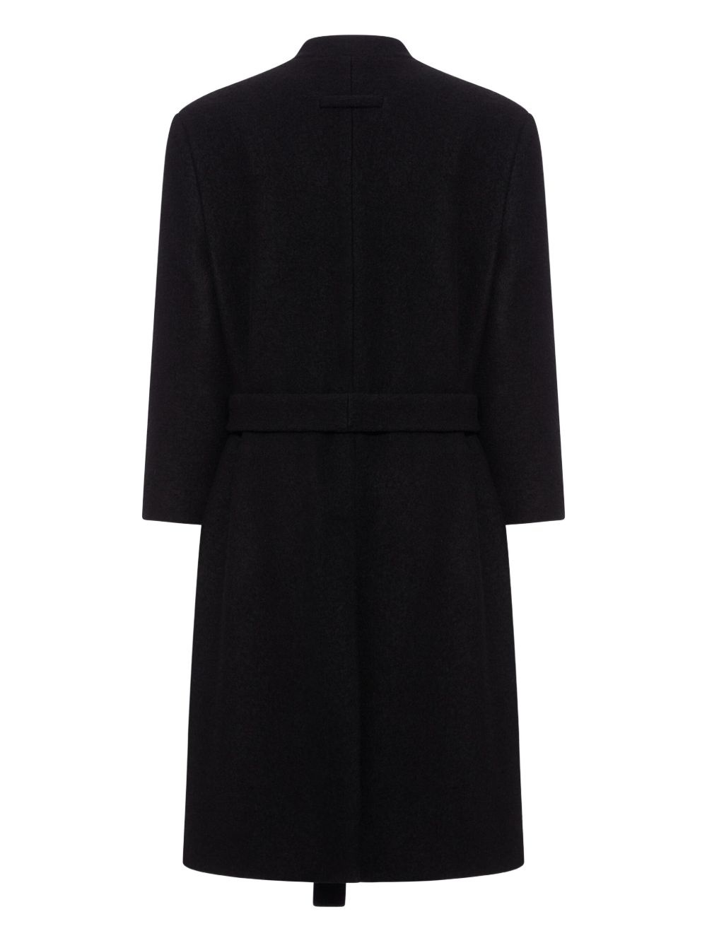 belted wrap coat - 2