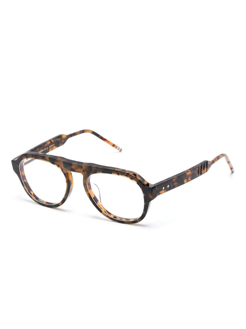 Thom Browne navigator-frame glasses outlook