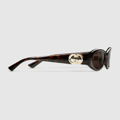 GUCCI Oval frame sunglasses outlook